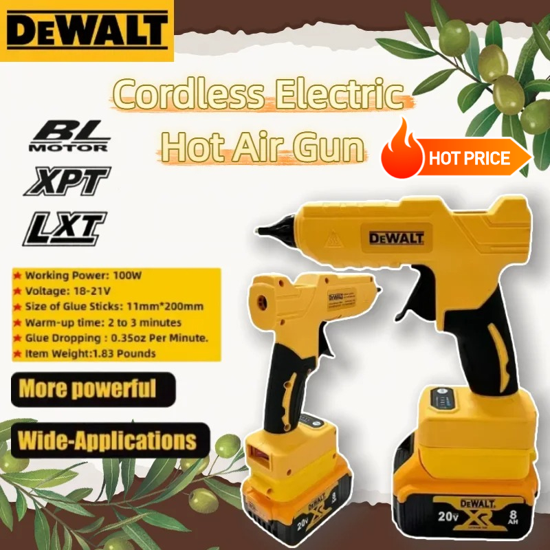 Hot Melt Glue Gun Cordless - 디월트 무선 전기 핸드헬드 글루건 수리