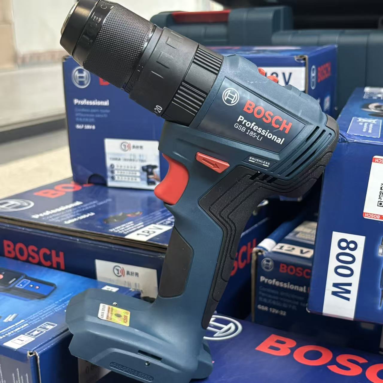 Brushless Cordless Electric Drill 18V - BOSCH GSB 185-LI 브러시리스 무선 임팩트