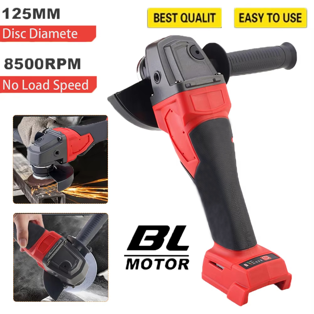 Brushless Angle Grinder Battery Powered - 125mm 전기 앵글 그라인더 3단 기어