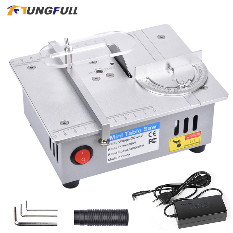 Mini Table Saw For Woodworking - 미니 테이블 톱 96W 5000RPM 목공