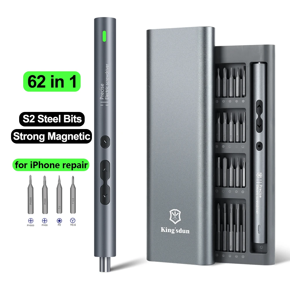 Electric Screwdriver Rechargeable Usb - 62/6 in 1 정밀 전기 스크루