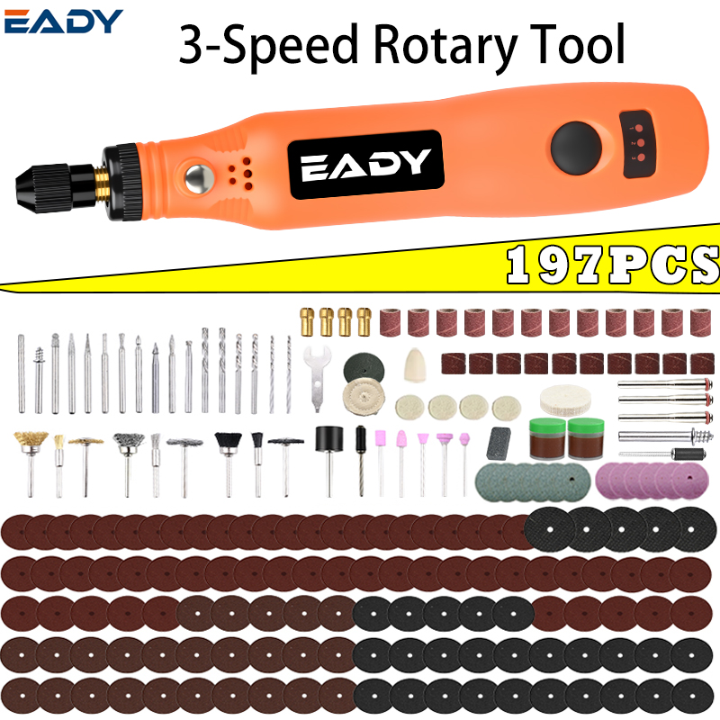Cordless Rotary Tool Kit Accessories - USB 무선 로터리 공구 키트 –