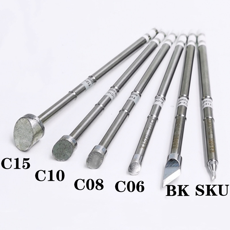 Digital Soldering Station T12 - KAGZU T12-BK/skull/C6/C8/C10/C15 시리즈 용접 인두 팁