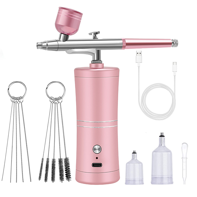 Airbrush Kit With Mini Compressor - 네일 아트 페인트 용 에어 브러시