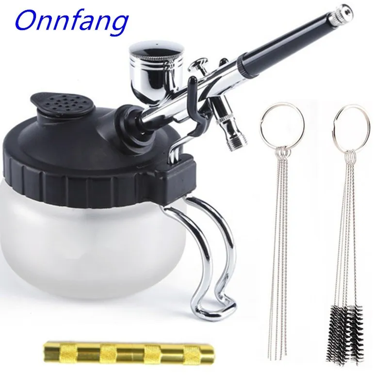 Airbrush Kit With Mini Compressor - 10 개/대 에어 브러시 청소 냄비