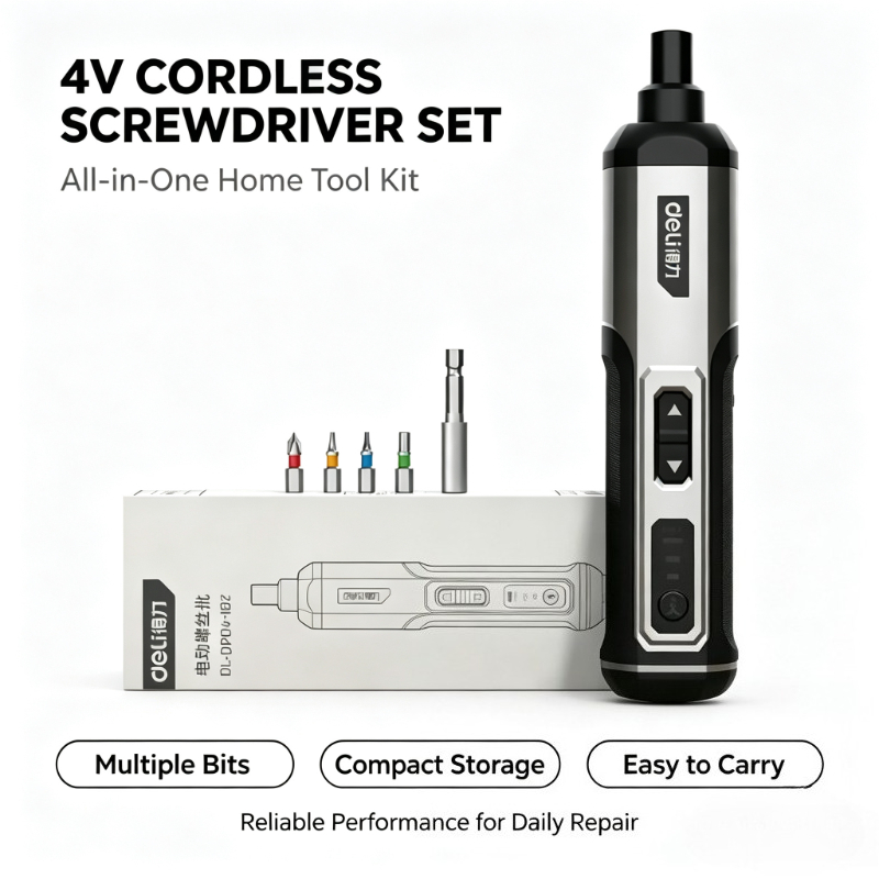 Electric Screwdriver Rechargeable Usb - Deli 4V 3단 무선 전기 드라이버