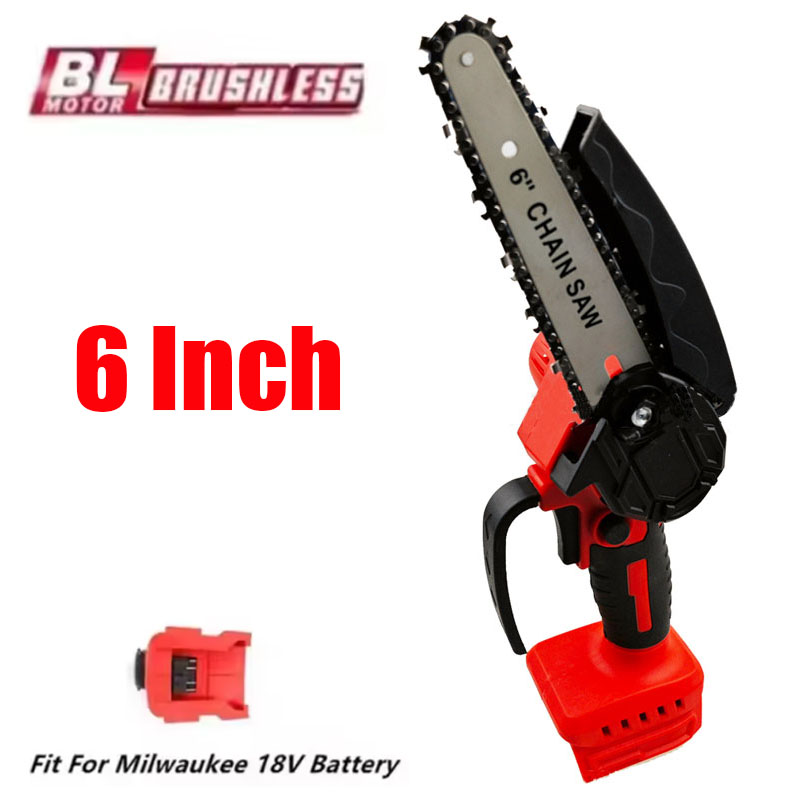 Mini Electric Chainsaw 6 Inch - 밀워키 18V 배터리 전기 전기 톱에