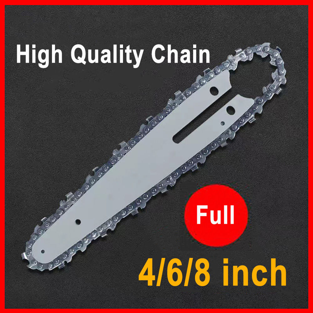 Mini Electric Chainsaw 6 Inch - 휴대용 1/4 전기톱 체인 가이드, 미니