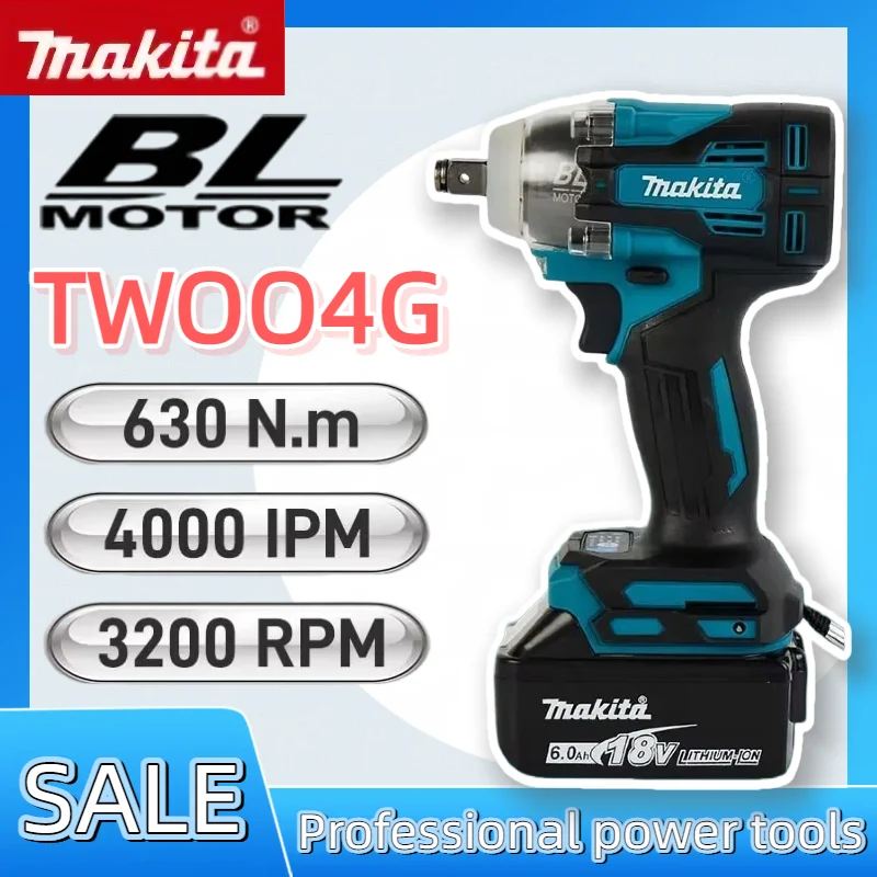 Brushless Cordless Electric Drill 18V - Makita TW004G 브러시리스 스크루드라이버 기계 630N.m