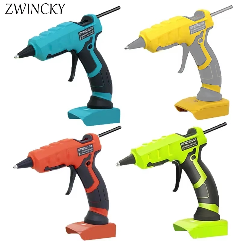 Hot Melt Glue Gun Cordless - 마키타/디월트/블랙앤데커/밀워키/보쉬 18V 리튬 배터리용 핫멜트 글루건,