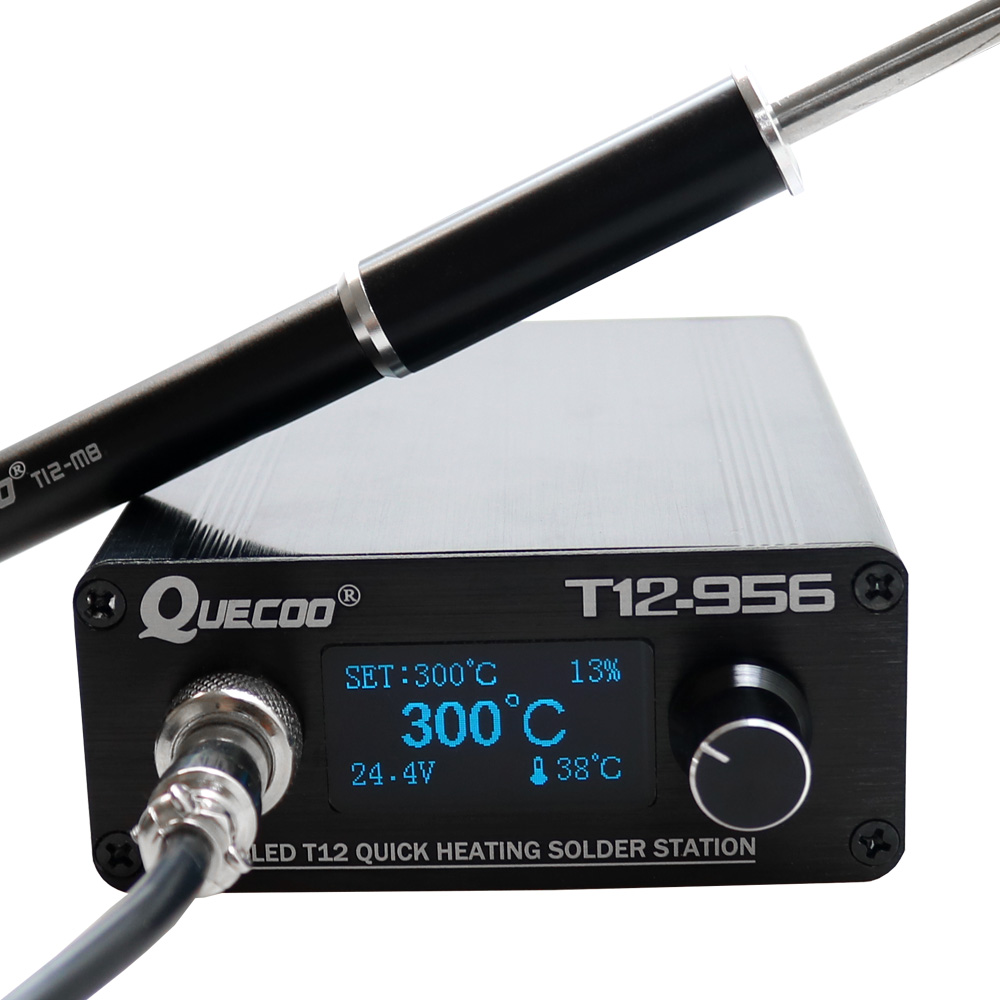 Digital Soldering Station T12 - QUECOO T12-956 납땜 디지털 스테이션 전자