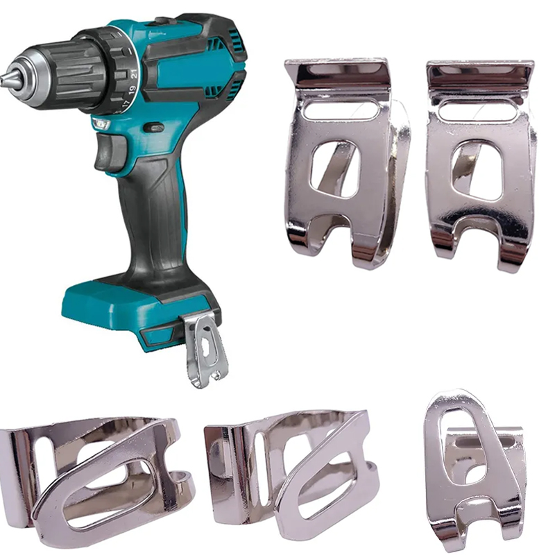 Brushless Cordless Electric Drill 18V - 나사가 있는 벨트 클립 후크, 18V