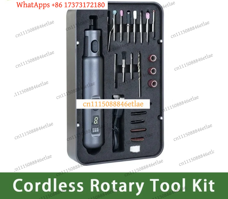 Cordless Rotary Tool Kit Accessories - 크리얼리티 무선 로터리 공구 키트, 다기능