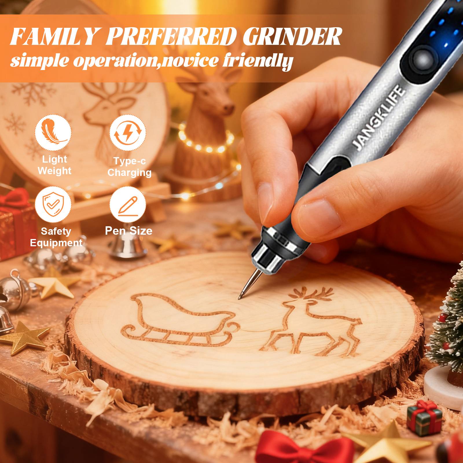 JANGKLIFE USB 무선 로타리 도구 키트 목공  - Cordless Rotary Tool Kit Accessories 리뷰 및 가격