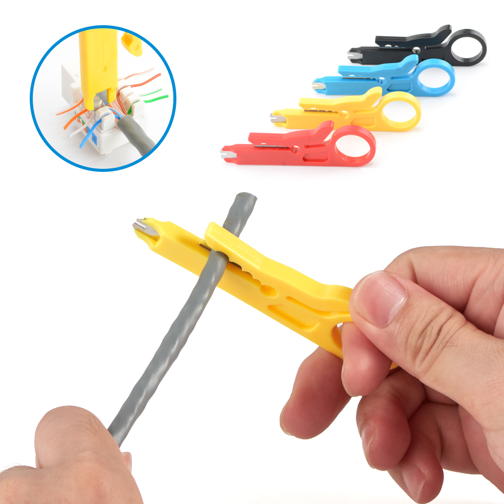 1팩/3팩 펀치다운 기능이 있는 와이어 스트리퍼, RJ - Automatic Wire Stripper Cutter 리뷰 및 가격