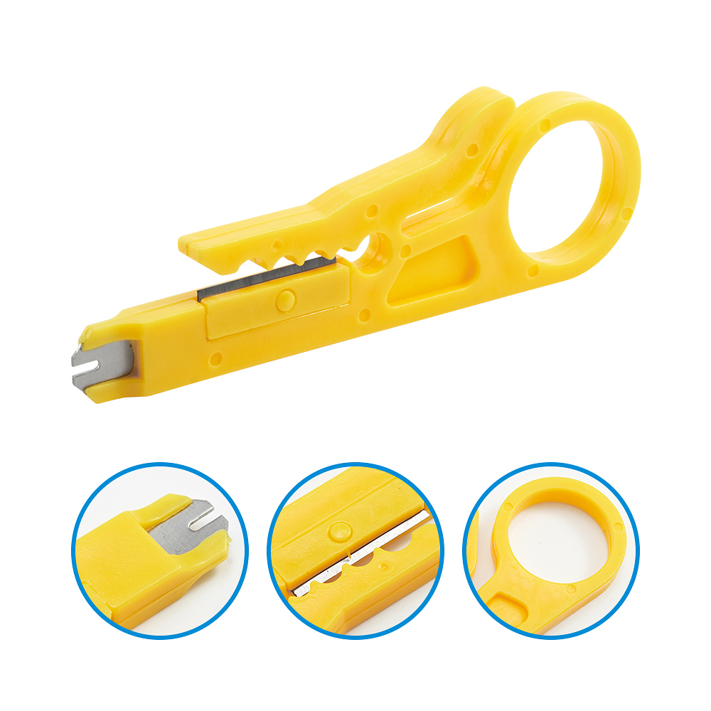 1팩/3팩 펀치다운 기능이 있는 와이어 스트리퍼, RJ - Automatic Wire Stripper Cutter 리뷰 및 가격