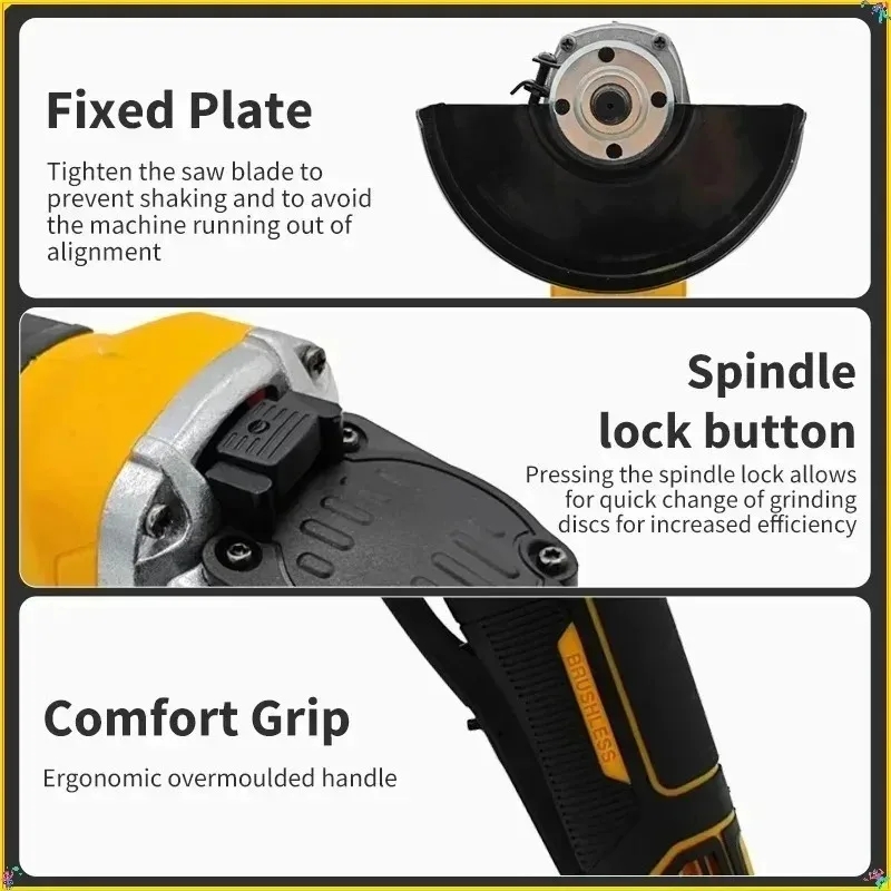 DCG406 125MM 브러시리스 무선 앵글 그라인더  - Brushless Angle Grinder Battery Powered 리뷰 및 가격