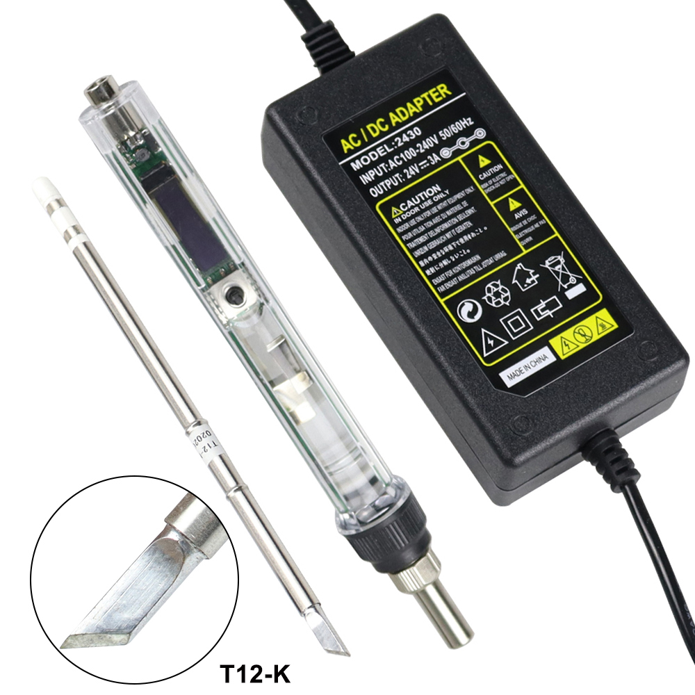 T12 전기 납땜 인두 키트 DC 12-24V 72W  - Digital Soldering Station T12 리뷰 및 가격