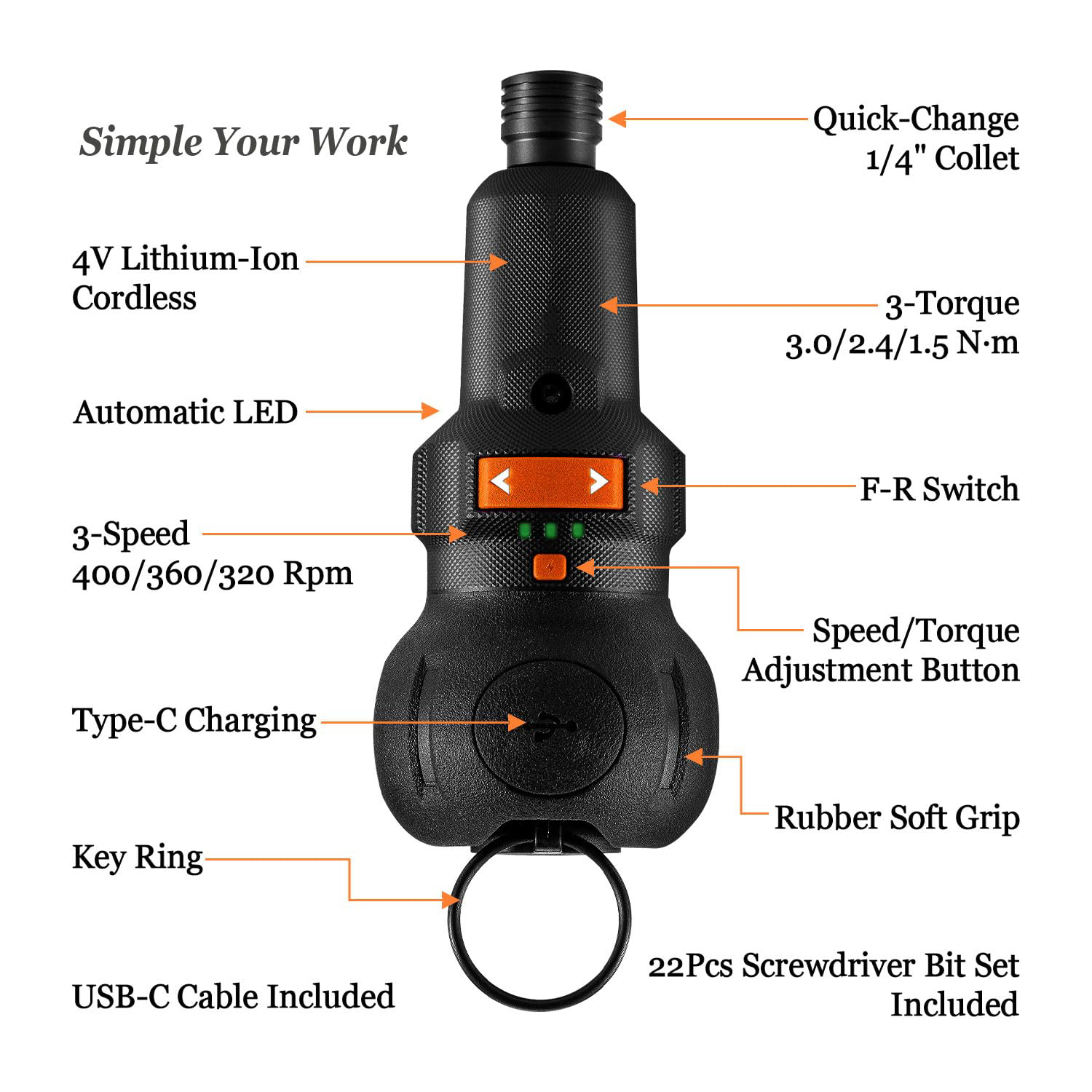 무선 전기 스크루 드라이버 충전식 800mah 리튬 배 - Electric Screwdriver Rechargeable Usb 리뷰 및 가격