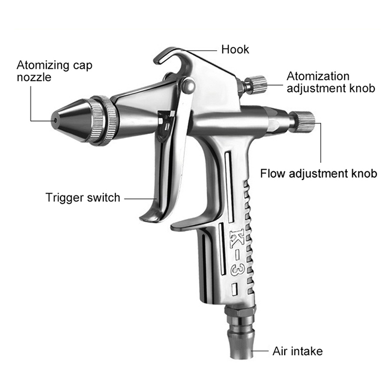 K-3 미니 페인트 에어 스프레이 건, 0.5mm 아토 - Airbrush Kit With Mini Compressor 리뷰 및 가격
