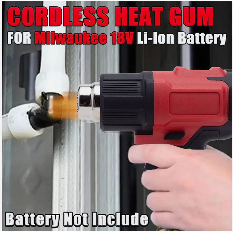 밀워키 18V 배터리 호환 무선 열풍기, 휴대용 열풍기 - Cordless Heat Gun For Shrink Tubing 리뷰 및 가격