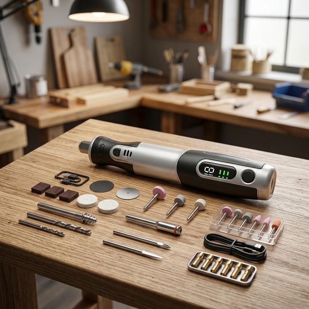 무선 전동 로터리 공구 키트 USB 충전식 조각펜, D - Cordless Rotary Tool Kit Accessories 리뷰 및 가격