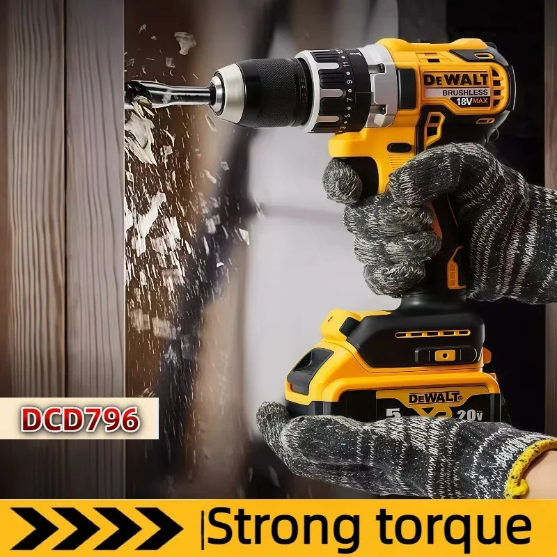 디월트 무선 DCD796 임팩트 전동 드릴 다기능 스크 - Brushless Cordless Electric Drill 18V 리뷰 및 가격