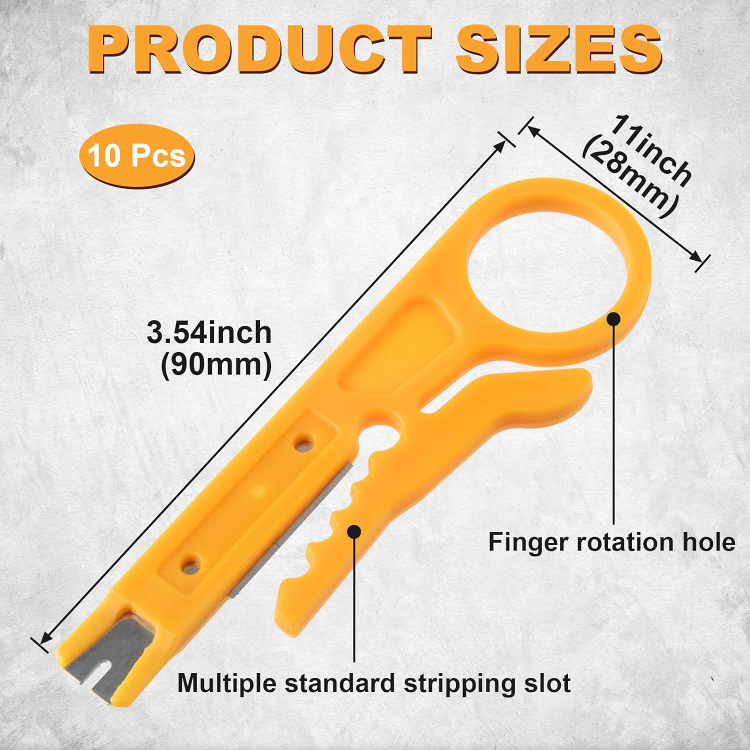 안전한 핑거 루프가있는 10pcs 와이어 스트리퍼, 케 - Automatic Wire Stripper Cutter 리뷰 및 가격