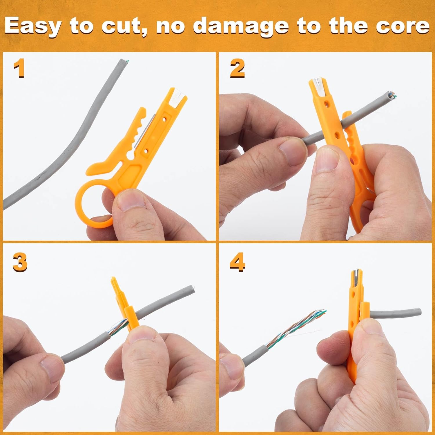 안전한 핑거 루프가있는 10pcs 와이어 스트리퍼, 케 - Automatic Wire Stripper Cutter 리뷰 및 가격