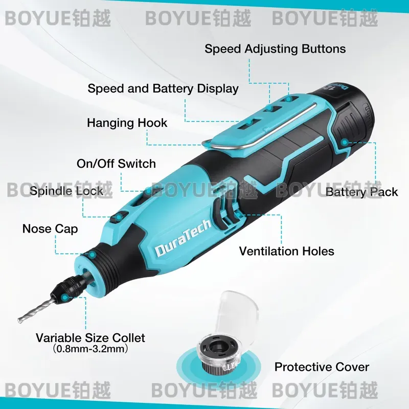 12V 무선 로터리 공구 5000-35000RPM 7단 - Cordless Rotary Tool Kit Accessories 리뷰 및 가격