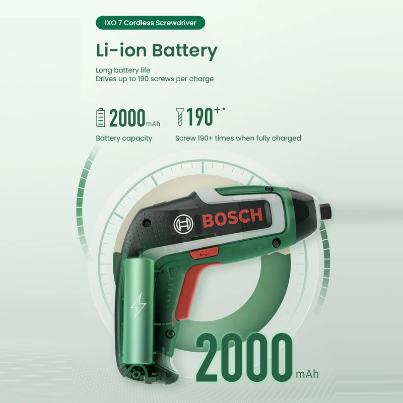 보쉬 IXO 7 무선 드라이버 3.6V USB 충전식  - Electric Screwdriver Rechargeable Usb 리뷰 및 가격