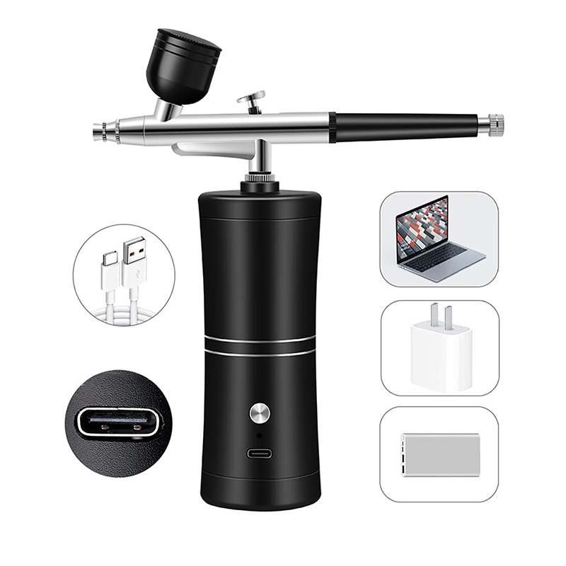 네일 아트 페인트 용 에어 브러시 압축기 네일 장식 케 - Airbrush Kit With Mini Compressor 리뷰 및 가격