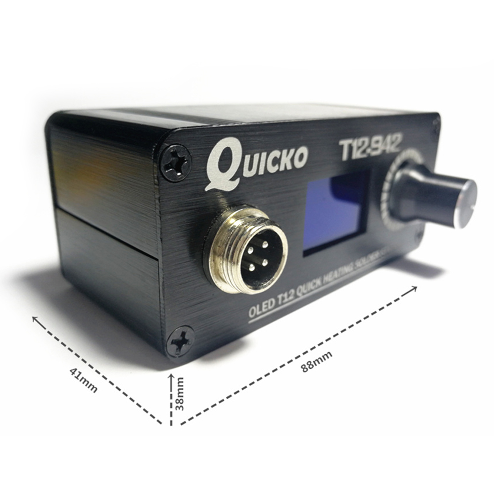 QUICKO MINI T12 STC OLED 디지털 납 - Digital Soldering Station T12 리뷰 및 가격