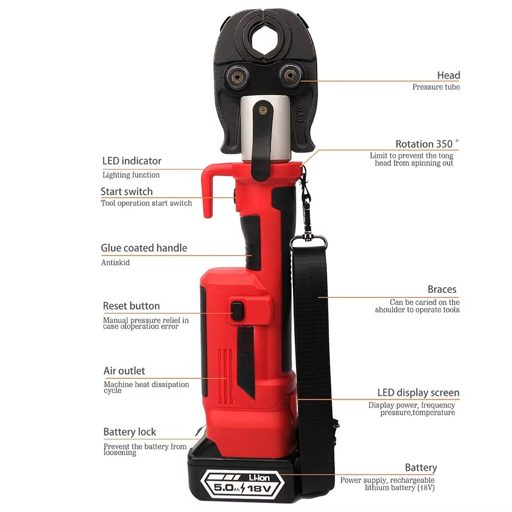 SD1930 공장 맞춤형 배터리 구동 유압식 전동 파이 - Plumbing 리뷰 및 가격