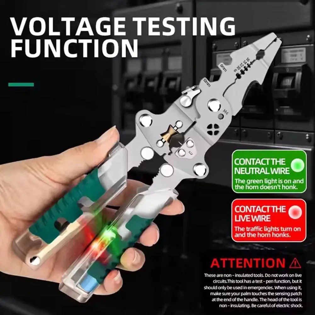 Foldalbe 와이어 스트리핑 펜치 전압 테스트 케이 - Automatic Wire Stripper Cutter 리뷰 및 가격