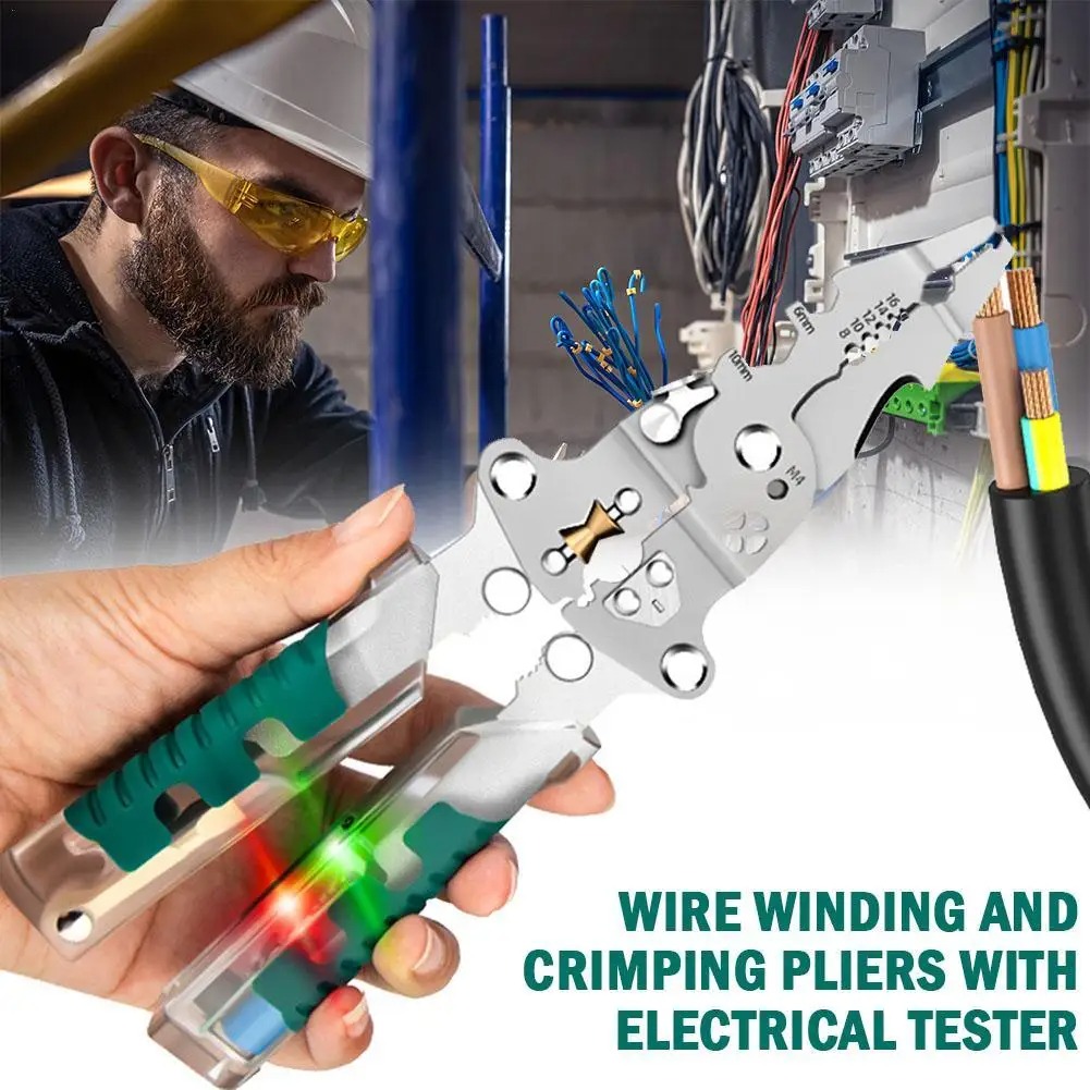 Foldalbe 와이어 스트리핑 펜치 전압 테스트 케이 - Automatic Wire Stripper Cutter 리뷰 및 가격
