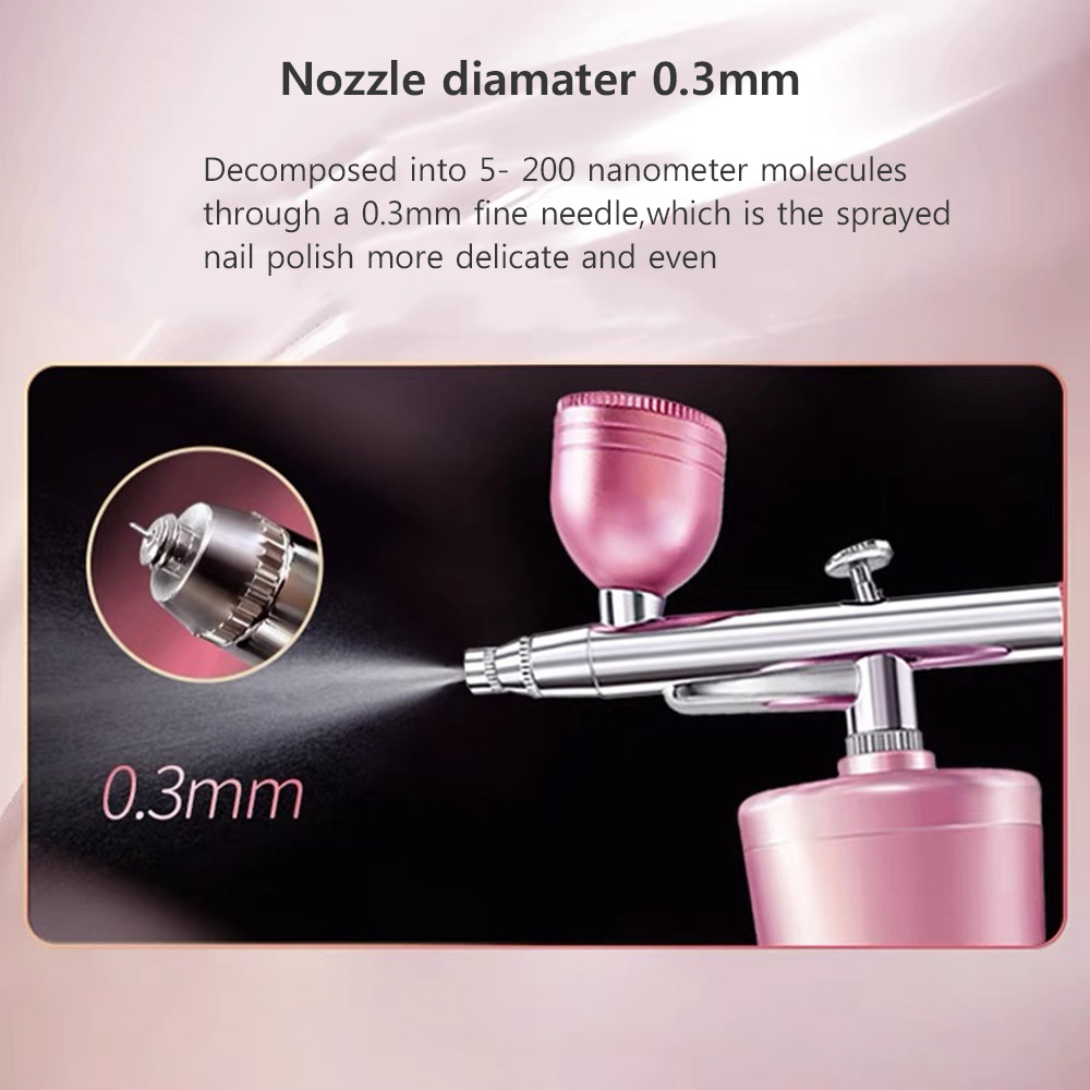 0.3mm 정밀 노즐이 포함된 프로급 에어브러시 건 헤 - Airbrush Kit With Mini Compressor 리뷰 및 가격