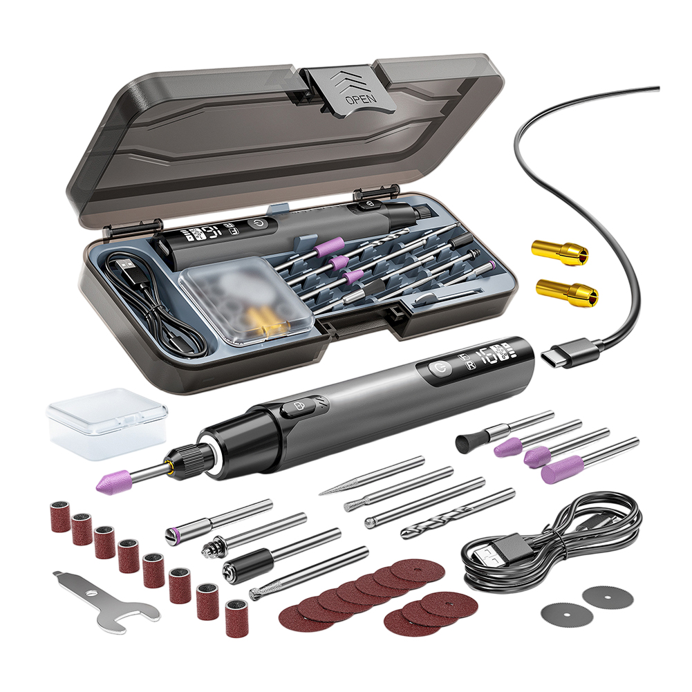 무선/회전식/LED 디스플레이가 있는 공구 키트, DI - Cordless Rotary Tool Kit Accessories 리뷰 및 가격