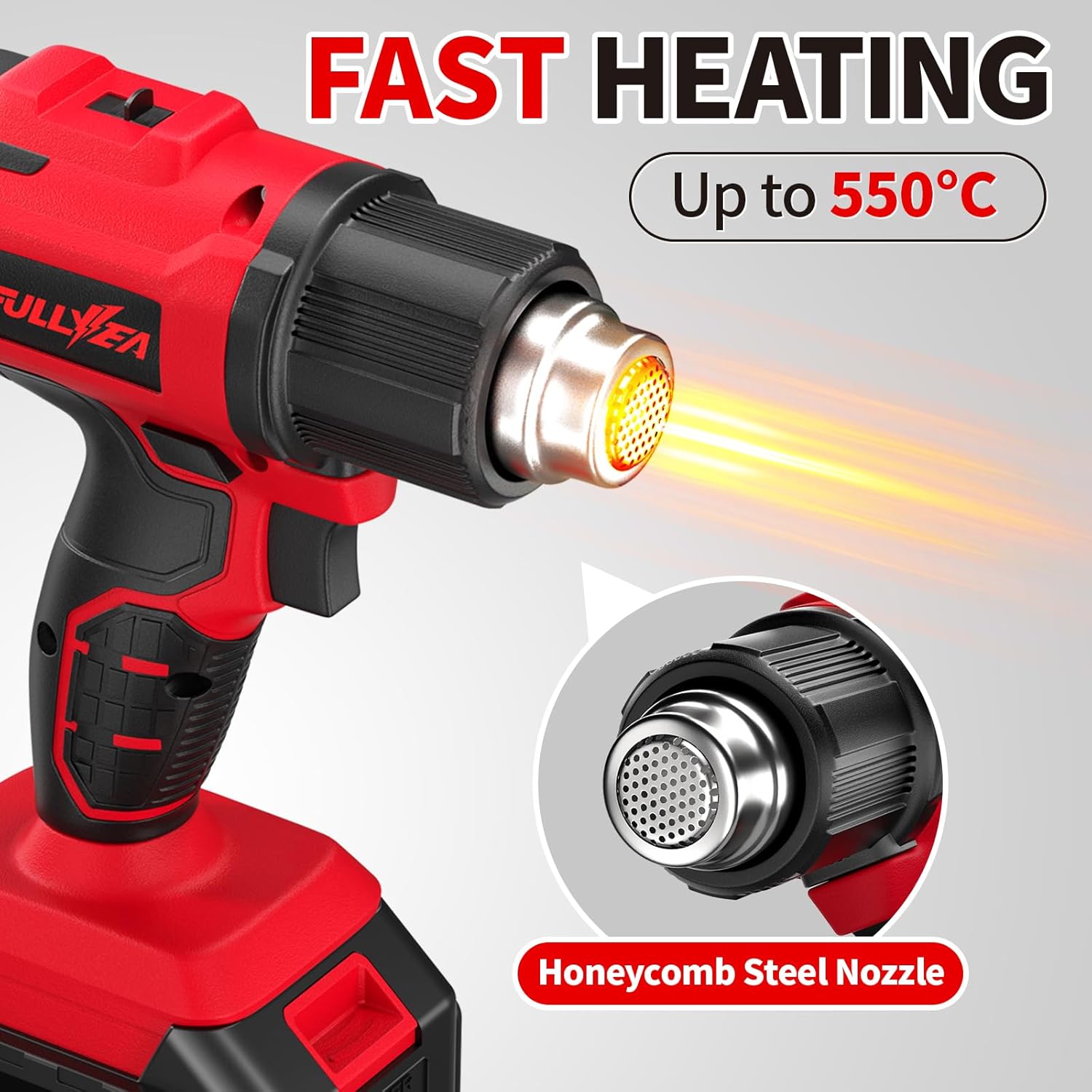 무선 열풍기, 최대 1022도 ° F (550 ° C) - Cordless Heat Gun For Shrink Tubing 리뷰 및 가격