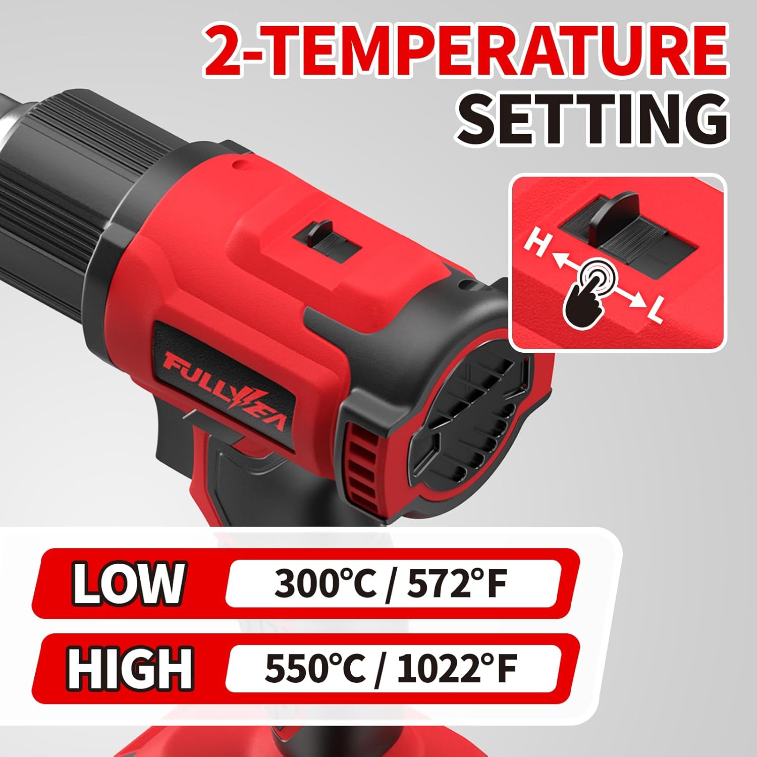 무선 열풍기, 최대 1022도 ° F (550 ° C) - Cordless Heat Gun For Shrink Tubing 리뷰 및 가격