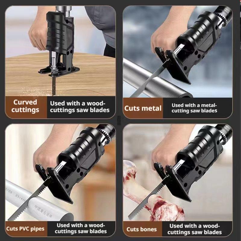 전동 드릴용 왕복톱 어댑터, 지그 체인 금속, 플라스틱 - Reciprocating Saw Attachment Drill 리뷰 및 가격