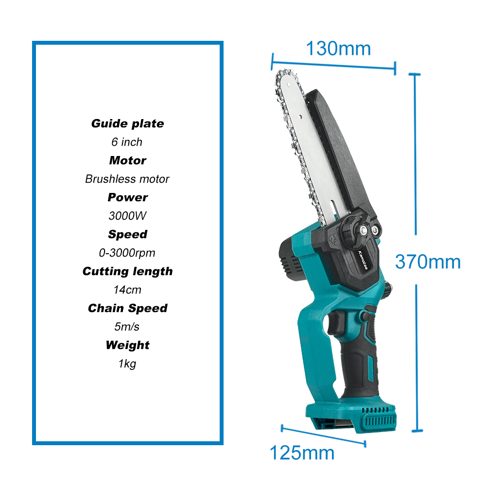 Kamolee 미니 브러시리스 전기톱, 충전식 체인톱, - Mini Electric Chainsaw 6 Inch 리뷰 및 가격