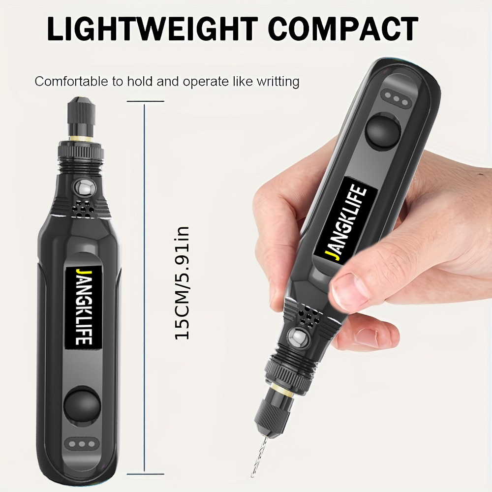 JANGKLIFE USB 무선 로타리 도구 키트 목공  - Cordless Rotary Tool Kit Accessories 리뷰 및 가격