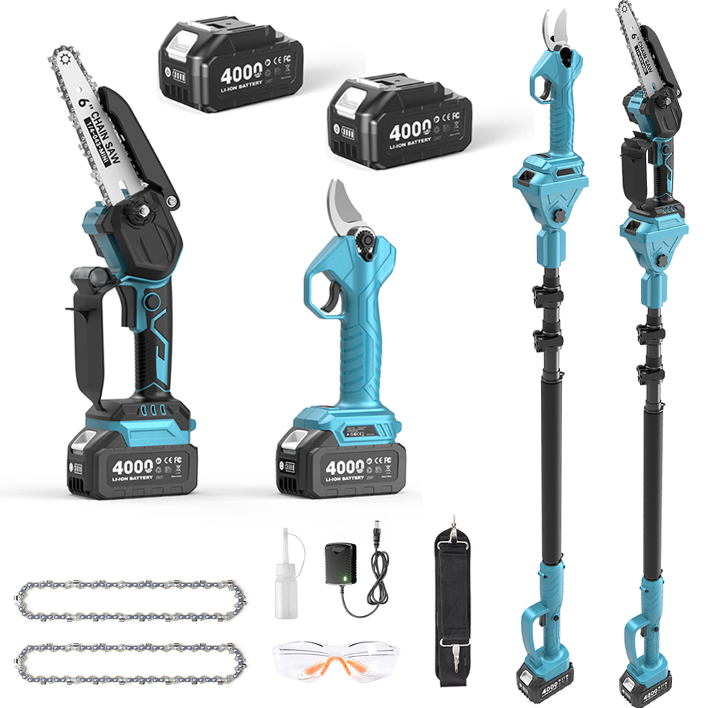 태스크스타 3-in-1 브러시리스 폴 프루너 & 6인치 - Mini Electric Chainsaw 6 Inch 리뷰 및 가격