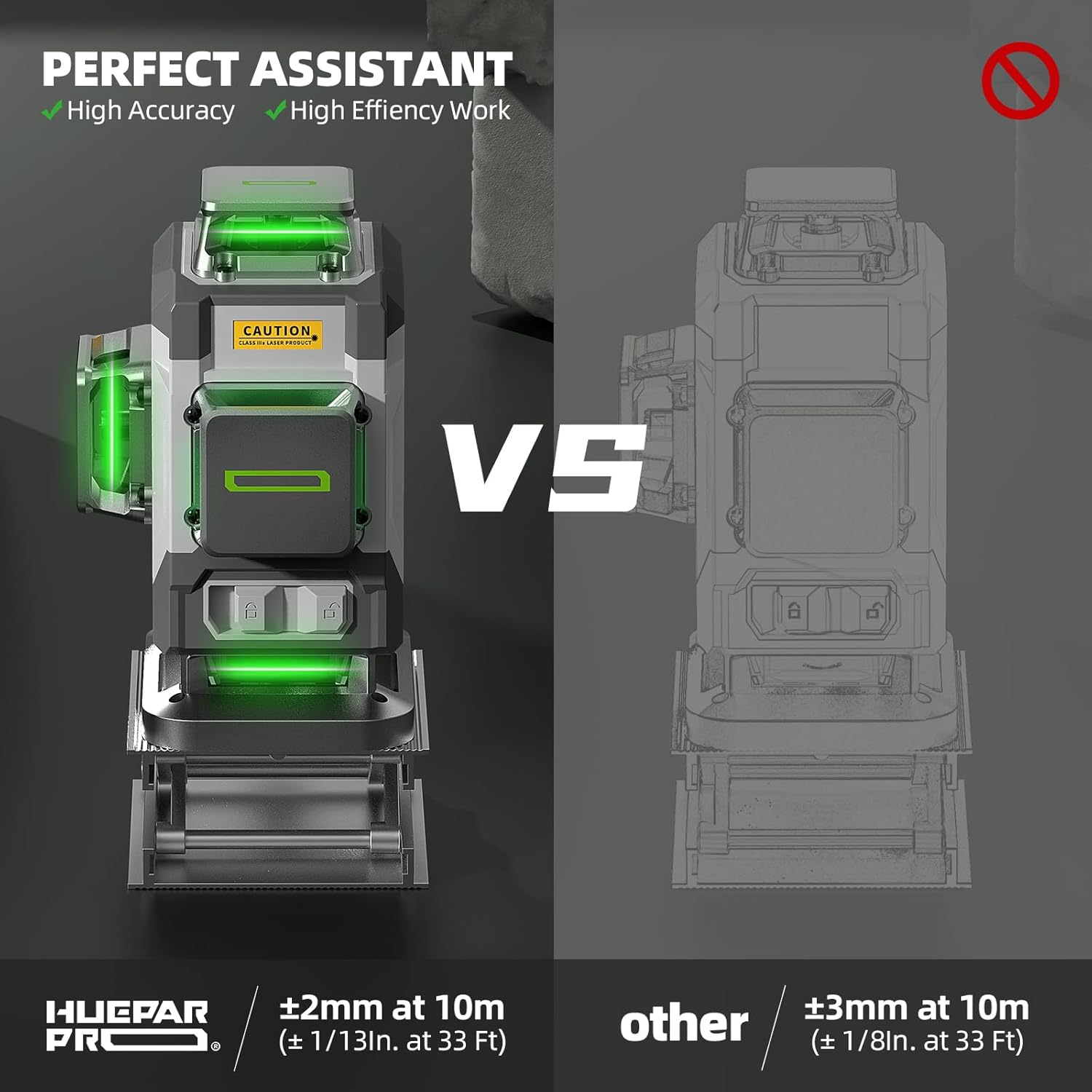 Huepar Professional 4D 크로스 라인  - Laser Level 16 Lines 4D Green 리뷰 및 가격