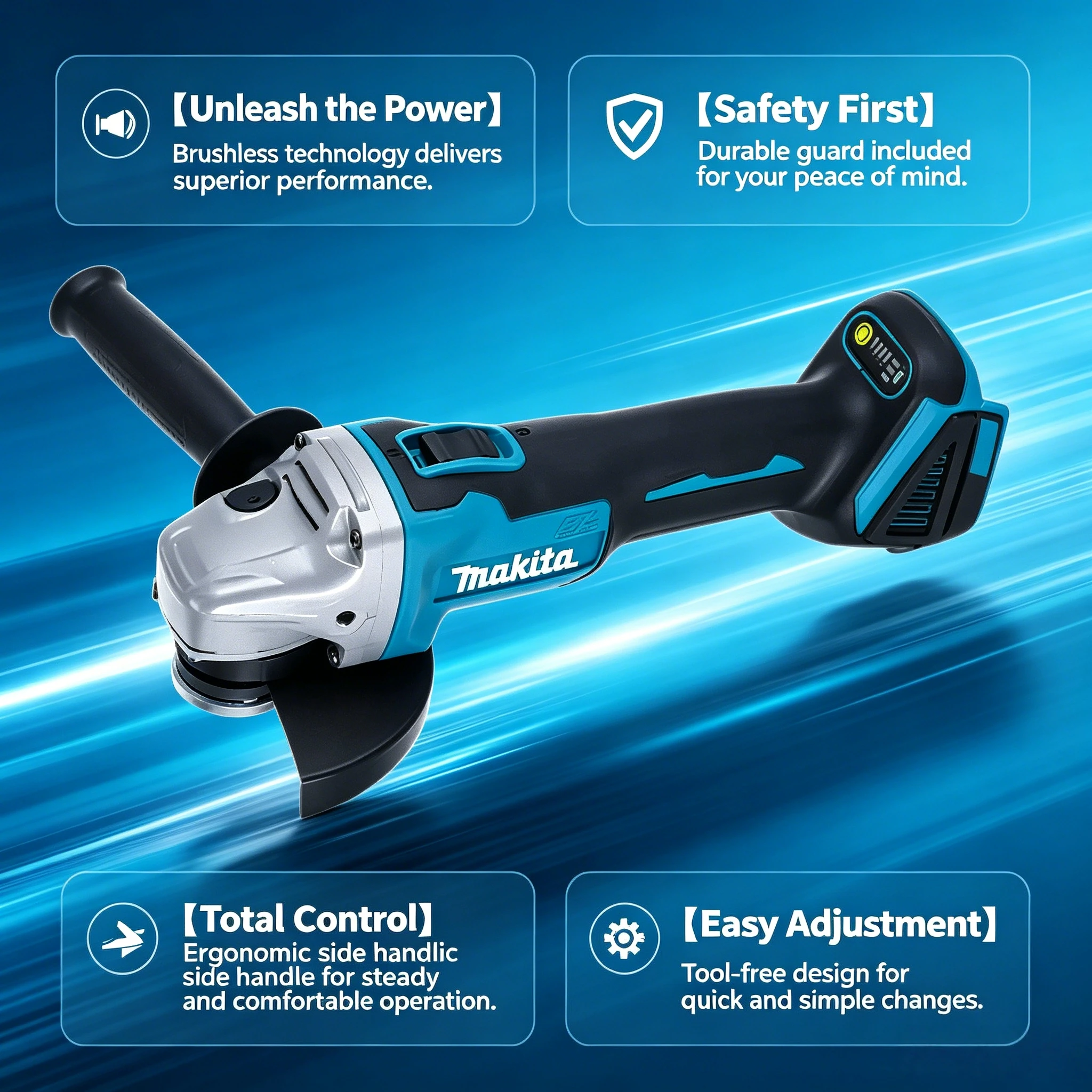 마키타 DGA404 125MM 브러시리스 앵글 그라인더 - Brushless Angle Grinder Battery Powered 리뷰 및 가격