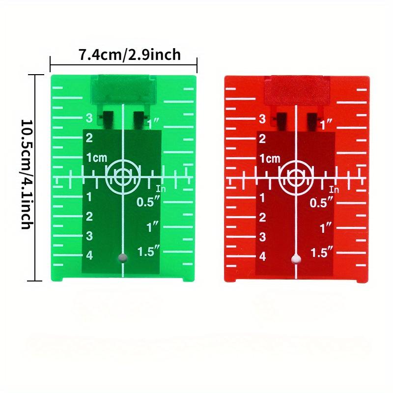 1PCS 인치 Cm 레이저 타겟 카드 플레이트 (녹색/ - Laser Level 16 Lines 4D Green 리뷰 및 가격