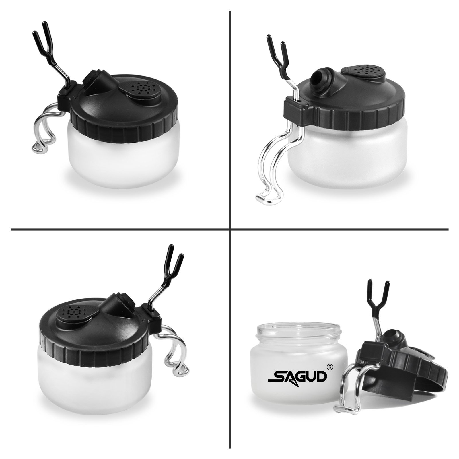 SAGUD 19종 에어브러시 세척 키트, 스프레이 건  - Airbrush Kit With Mini Compressor 리뷰 및 가격