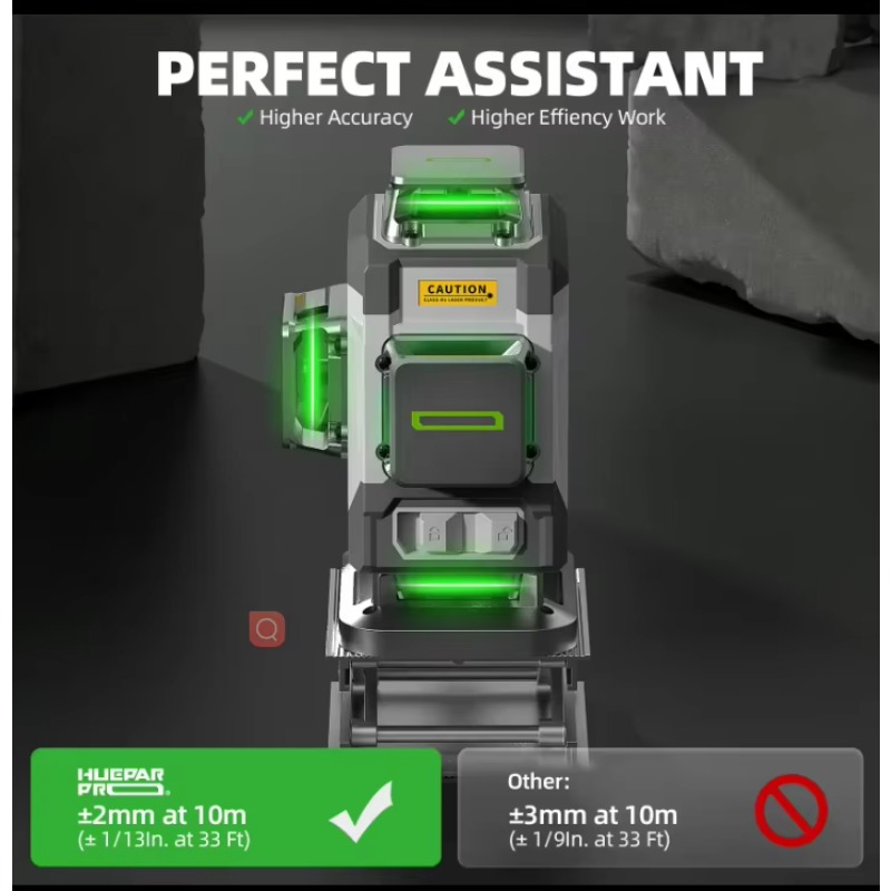 휴파 2024 신형 4D 16라인 그린 빔 레이저 레벨 - Laser Level 16 Lines 4D Green 리뷰 및 가격